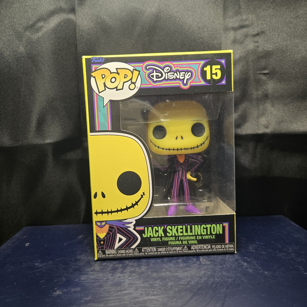 Nightmare Before Christmas Black Light Jack Skellington Funko POP